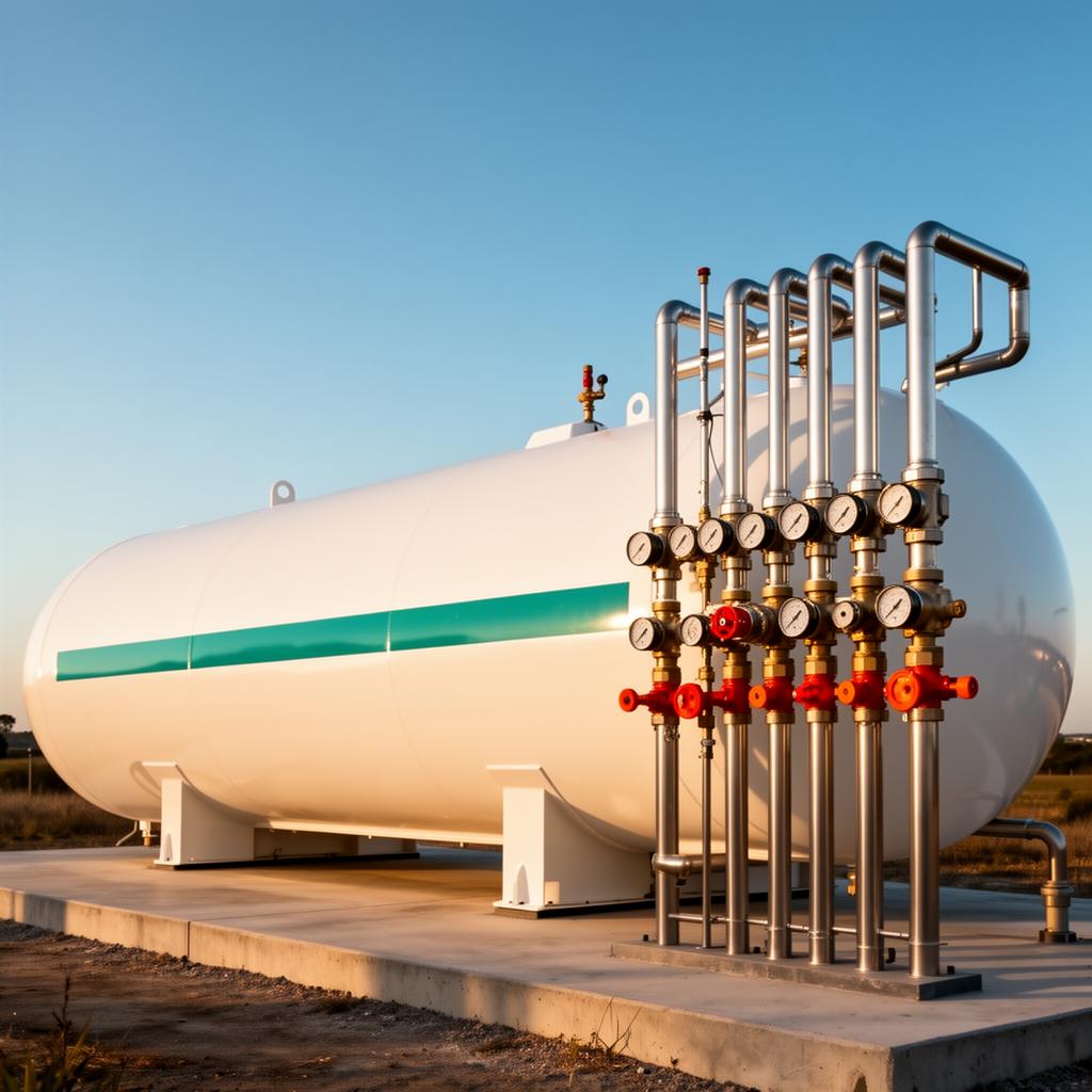 Clean centralized LPG bulk storage and reticulation manifold